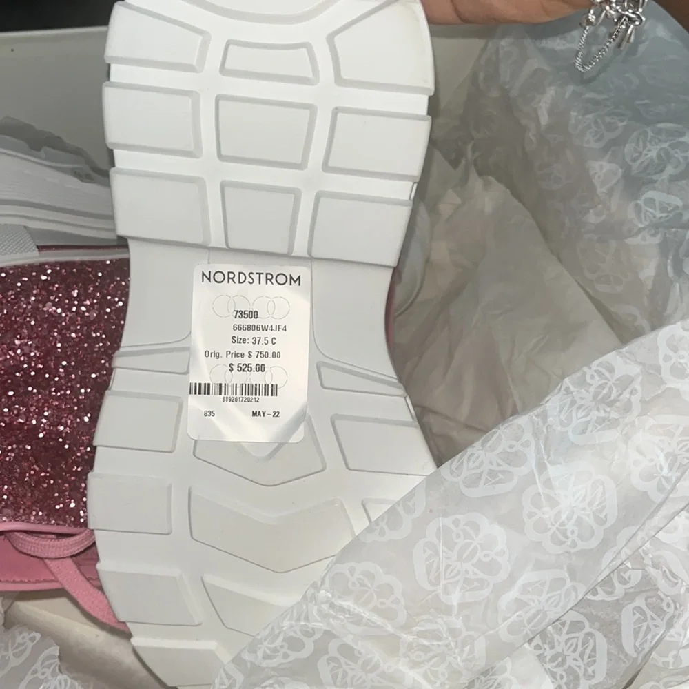 pink alexander mcqueens boots size 37 never worn comes with box and dust bag - Picture 6 of 12